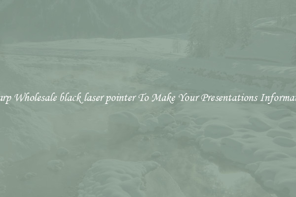 Sharp Wholesale black laser pointer To Make Your Presentations Informative
