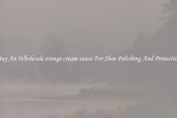 Buy An Wholesale orange cream sauce For Shoe Polishing And Protection