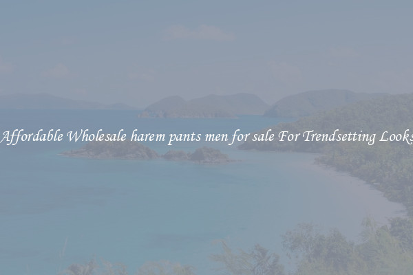 Affordable Wholesale harem pants men for sale For Trendsetting Looks