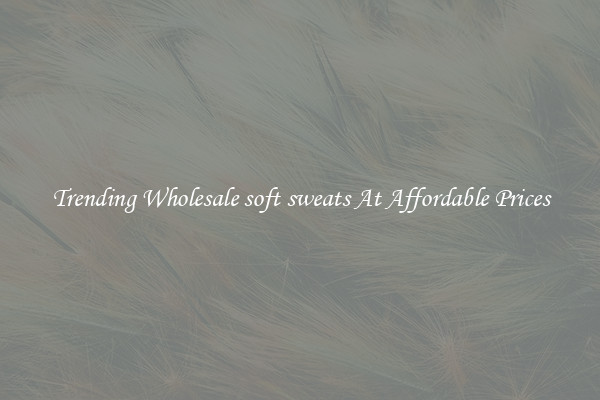 Trending Wholesale soft sweats At Affordable Prices