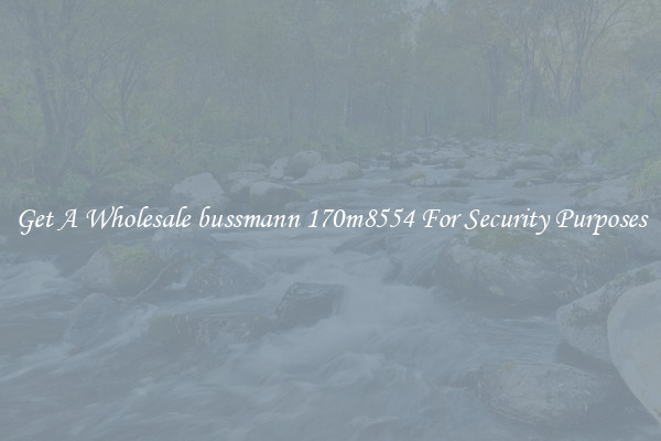 Get A Wholesale bussmann 170m8554 For Security Purposes